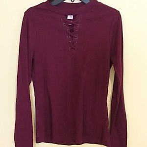 No Boundaries Tops - Teen long sleeve blouse No Boundaries Tops - Teen long sleeve blouse